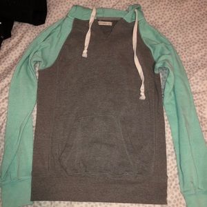 Grey/mint light sweatshirt